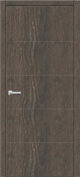 Дверь межкомнатная ЗОДЧИЙ ИТАЛЬЯНО 5 ПВХ ПГ Дуб шале