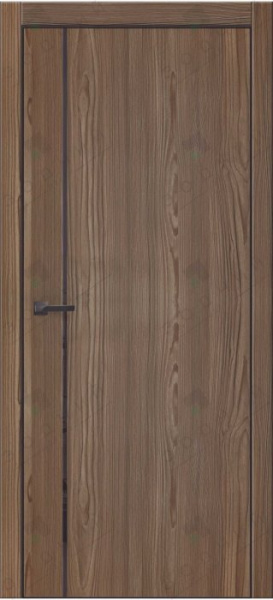 Дверь межкомнатная ЗОДЧИЙ МЕГАПОЛИС В23 ПГ Марроне