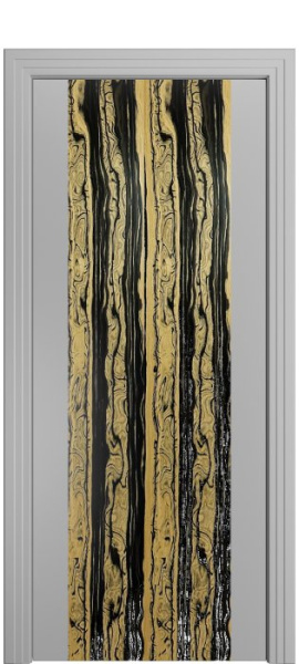 Дверь межкомнатная Порта Алекс КАНТРИ 1 Светло-серый вставка эспрессо эмаль