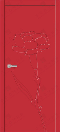 Дверь межкомнатная ЗОДЧИЙ ФЛОРА ГВОЗДИКА Куба
