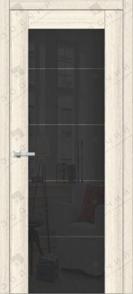 Дверь межкомнатная ЗОДЧИЙ ИТАЛЬЯНО 5 ПВХ ПО Ива верба