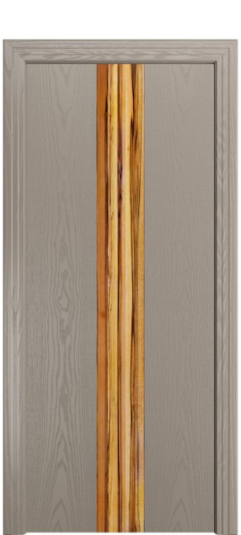 Дверь межкомнатная Порта Алекс КАНТРИ 2 Латте вставка Марблвуд шпон