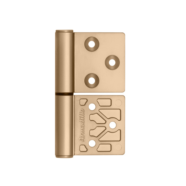 Петля Armadillo (Армадилло) универсальная флажковая FL.IN3800.UR FSG флорентийское золото