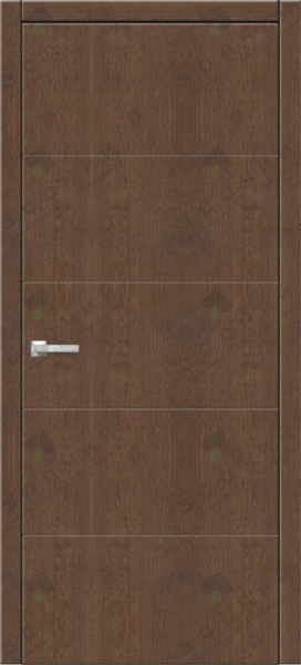 Дверь межкомнатная ЗОДЧИЙ ИТАЛЬЯНО 5 ПВХ ПГ Бренди