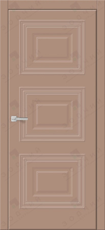 Дверь межкомнатная ЗОДЧИЙ КВИН ТВИН ПГ Брауни