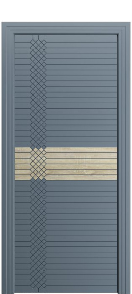 Дверь межкомнатная Порта Алекс ПОРТА 2 Маренго софт вставка CPL эмаль