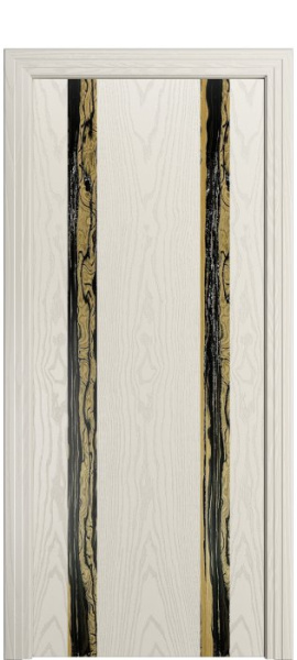 Дверь межкомнатная Порта Алекс КАНТРИ 4 Бежевый вставка эспрессо шпон