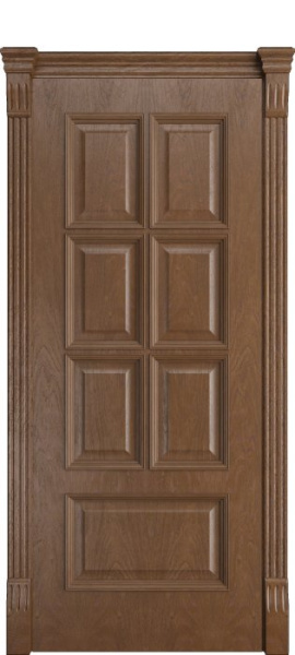 Дверь межкомнатная Порта Алекс КЛАССИКА 8 Дуб мокко шпон