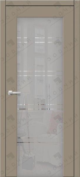 Дверь межкомнатная ЗОДЧИЙ ИТАЛЬЯНО 6 ПО Капучино софт