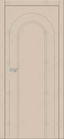 Дверь межкомнатная ЗОДЧИЙ ОМЕГА 3 ПГ Капучино софт