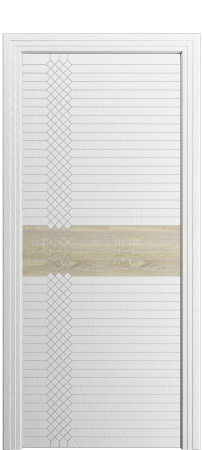 Дверь межкомнатная Порта Алекс ПОРТА 2 Луна софт вставка CPL шпон