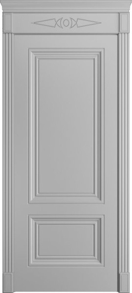 Дверь межкомнатная Порта Алекс Премиум 2 Светло-серая эмаль