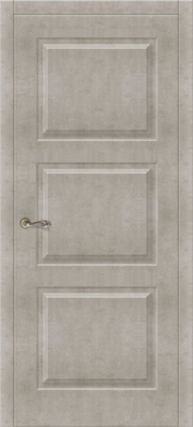 Дверь межкомнатная ЗОДЧИЙ ЛАТИНА 3 ПГ Бетон бежевый