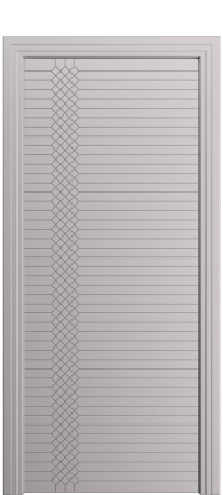 Дверь межкомнатная Порта Алекс ПОРТА 2 Платинум софт эмаль