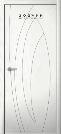 Дверь межкомнатная ЗОДЧИЙ ИМОЛА 1 ПГ Тополь белый