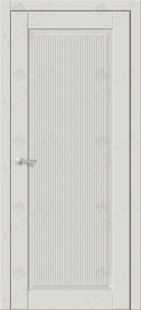 Дверь межкомнатная ЗОДЧИЙ КАНТРИ 1 ПГ Шагрень молочная