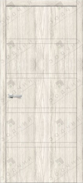 Дверь межкомнатная ЗОДЧИЙ ИТАЛЬЯНО 6 ПГ Ива белая