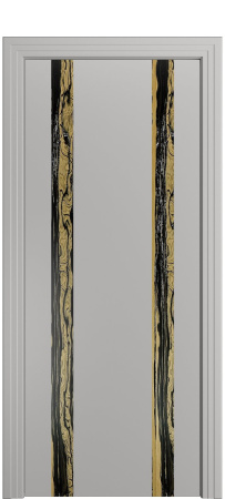 Дверь межкомнатная Порта Алекс КАНТРИ 4 Грей вставка эспрессо эмаль