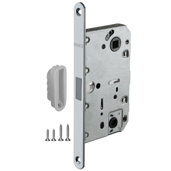 Защелка Punto (Пунто) врезная магнитная ML96WC-50/BL AL (алюминий)  блистер