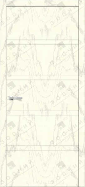 Дверь межкомнатная ЗОДЧИЙ ИТАЛЬЯНО 6 ПГ Дуб опаловый