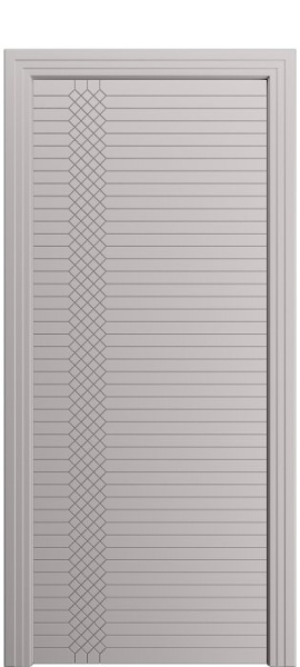 Дверь межкомнатная Порта Алекс ПОРТА 2 Платинум софт эмаль