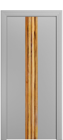 Дверь межкомнатная Порта Алекс КАНТРИ 2 Светло-серый вставка Марблвуд эмаль