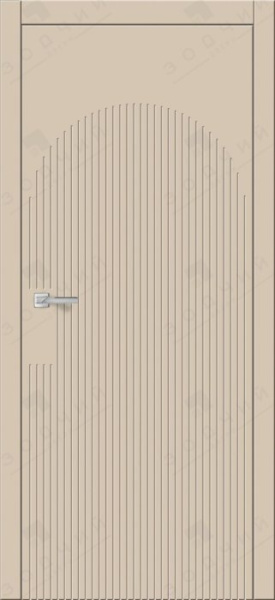 Дверь межкомнатная ЗОДЧИЙ ОМЕГА 7 ПГ Капучино софт