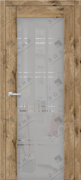 Дверь межкомнатная ЗОДЧИЙ ИТАЛЬЯНО 6 ПО Дуб канадский