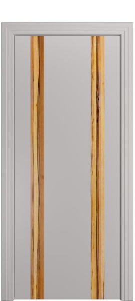 Дверь межкомнатная Порта Алекс КАНТРИ 4 Агат вставка Марблвуд эмаль