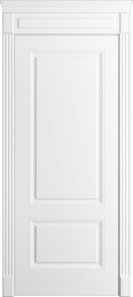 Дверь межкомнатная Порта Алекс Нео 2 Белоснежная эмаль
