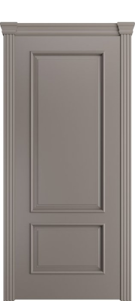 Дверь межкомнатная Порта Алекс Модерн1 Темно-серая эмаль