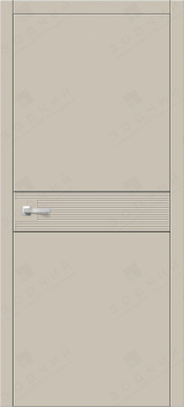 Дверь межкомнатная ЗОДЧИЙ УНИКА 9 ПГ Капучино софт
