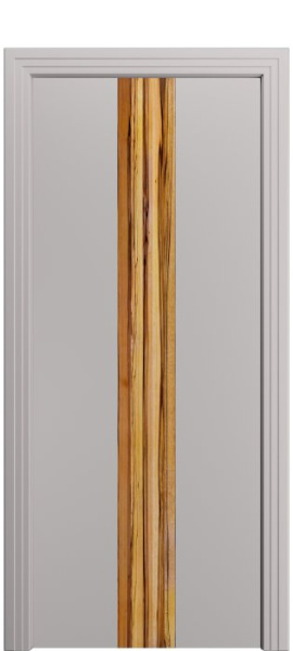 Дверь межкомнатная Порта Алекс КАНТРИ 2 Платинум софт вставка Марблвуд эмаль