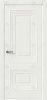 Дверь межкомнатная ЗОДЧИЙ КВИН ТВИН ПГ Шагрень молочная