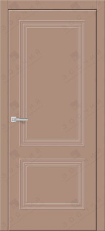 Дверь межкомнатная ЗОДЧИЙ КВИН 2 ПГ Капуччино софт