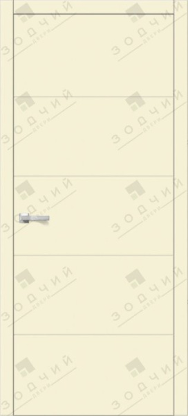 Дверь межкомнатная ЗОДЧИЙ ИТАЛЬЯНО 5 ПВХ ПГ Шагрень латте