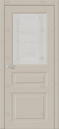 Дверь межкомнатная ЗОДЧИЙ ИТАЛЬЯНО СЛОУП 33 ПО Бежевый софт