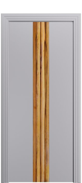 Дверь межкомнатная Порта Алекс КАНТРИ 2 Ибис софт вставка Марблвуд эмаль