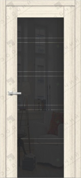 Дверь межкомнатная ЗОДЧИЙ ИТАЛЬЯНО 6 ПО Ива белая
