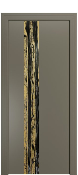 Дверь межкомнатная Порта Алекс КАНТРИ 3 Дюна вставка эспрессо эмаль