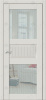 Дверь межкомнатная ЗОДЧИЙ КАНТРИ 33 ПО Шагрень молочная