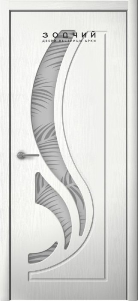 Дверь межкомнатная ЗОДЧИЙ ЭЛЕГИЯ ПО Дуб седан стекло светлое матированное