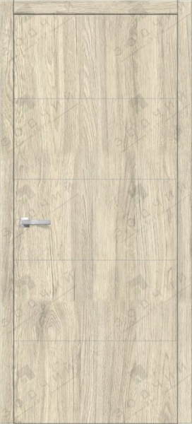 Дверь межкомнатная ЗОДЧИЙ ИТАЛЬЯНО 5 ПВХ ПГ Дуб канадский