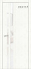 Дверь межкомнатная ЗОДЧИЙ СИТИ В3 ПО Бьянка белая стекло Лакобель белая