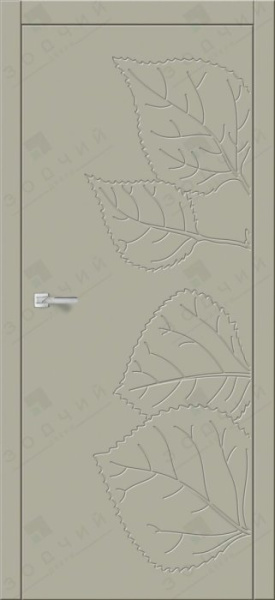 Дверь межкомнатная ЗОДЧИЙ ФЛОРА ТОПОЛЬ Нефрит