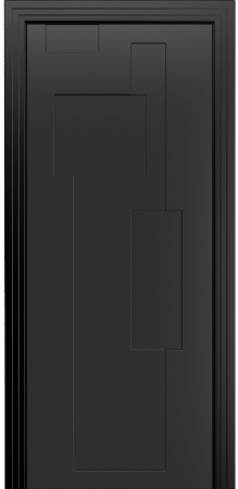 Дверь межкомнатная Порта Алекс ПОРТА 4 Неро эмаль
