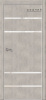 Дверь межкомнатная ЗОДЧИЙ МЕГАПОЛИС Г4 Узкие ПЗ Бетон бежевый вставки зеркальные