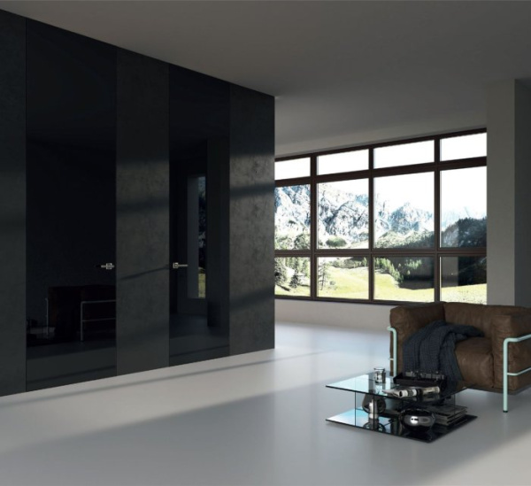 Комплект двери межкомнатной ЗОДЧИЙ скрытого монтажа Basic Эмаль