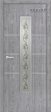 Дверь межкомнатная ЗОДЧИЙ ВАЛЕТТА ПО Дуб серый винтажный