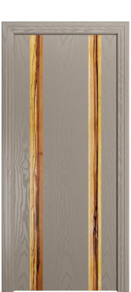 Дверь межкомнатная Порта Алекс КАНТРИ 4 Латте вставка Марблвуд шпон